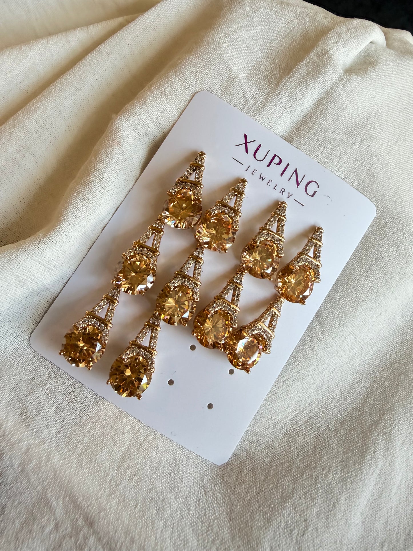 Stud de torre champagne en 18k