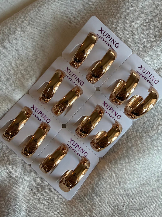 Hoop clásico en 18k