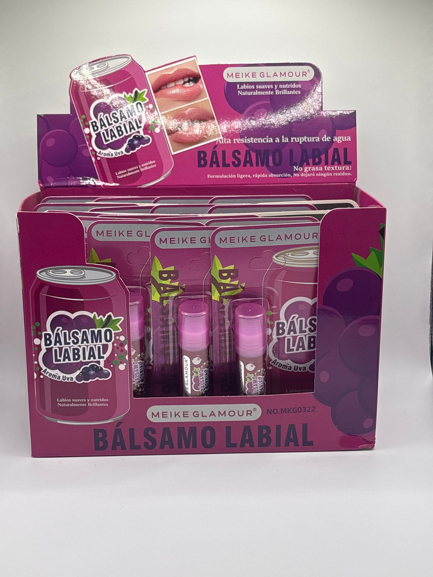 24 pcs Meike Glamour Balsamo Labial