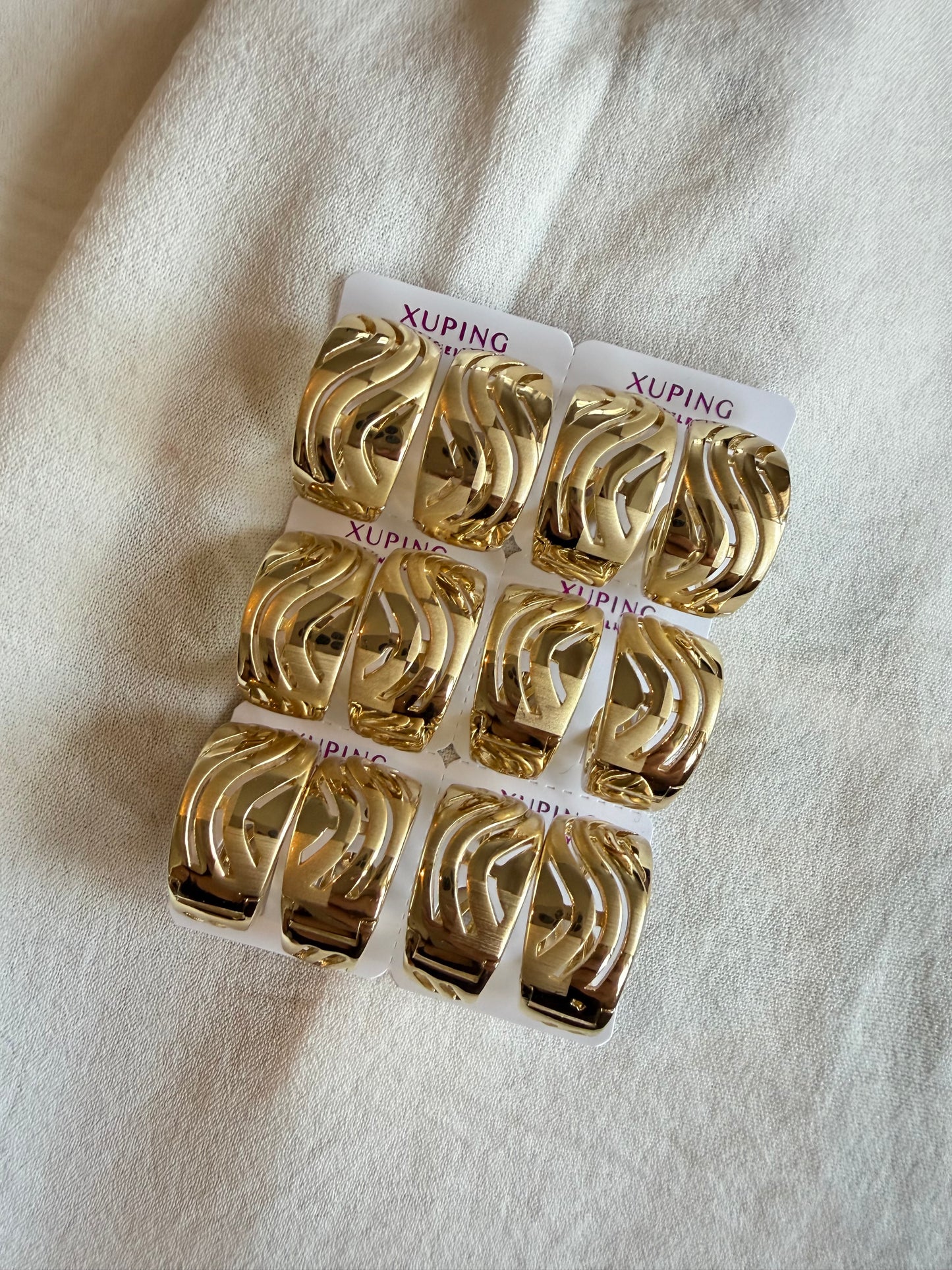 Aracada gruesa en Oro Laminado