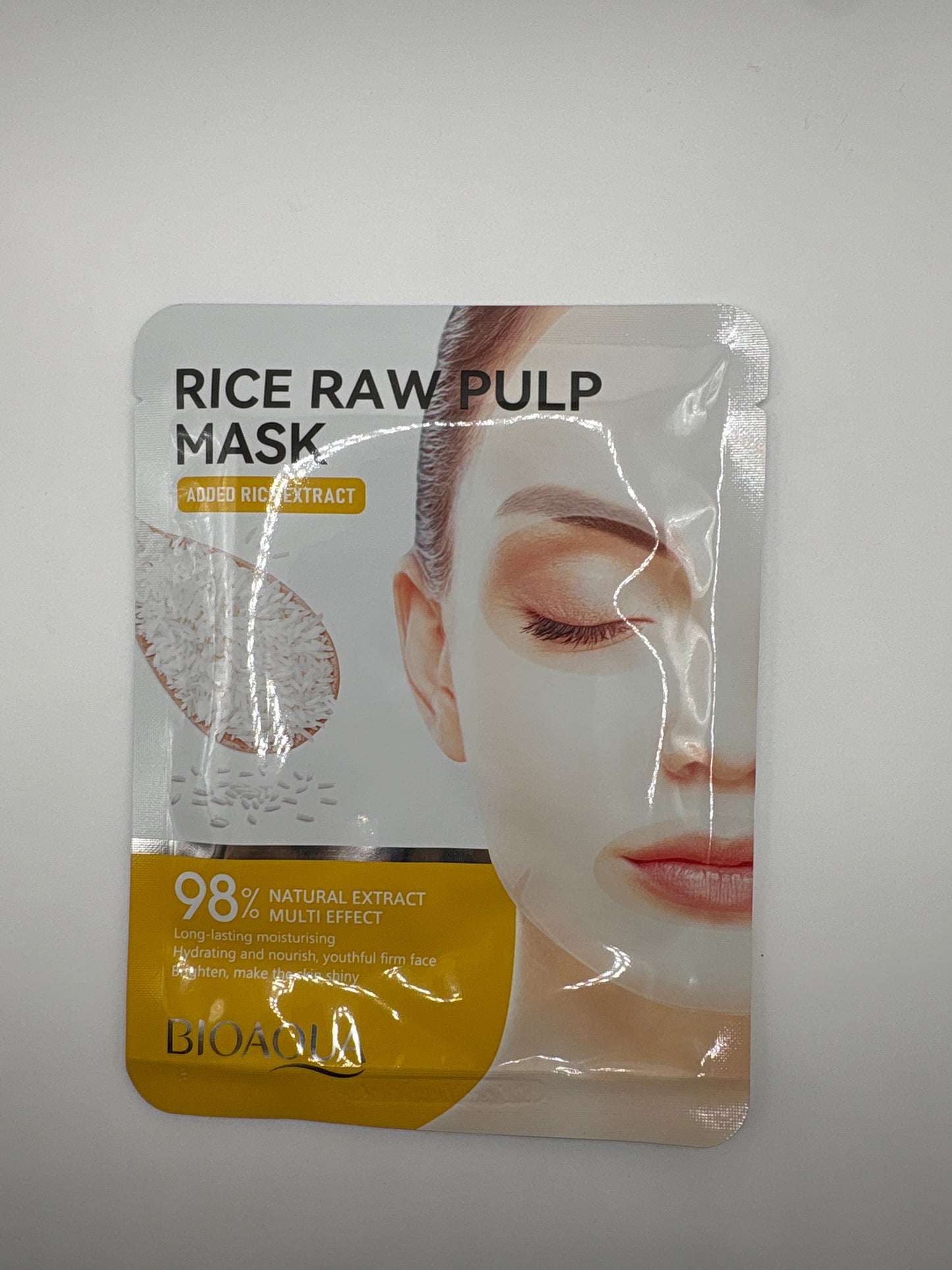 1 dz Bioaqua Rice Raw Pulp Mask