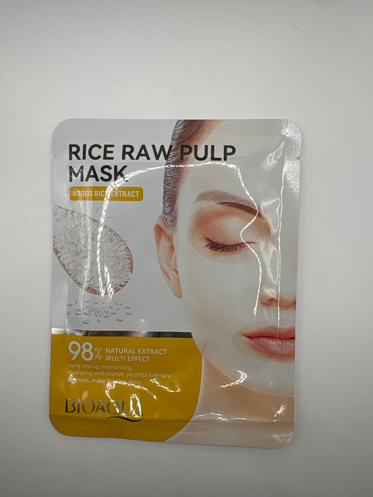 1 dz Bioaqua Rice Raw Pulp Mask